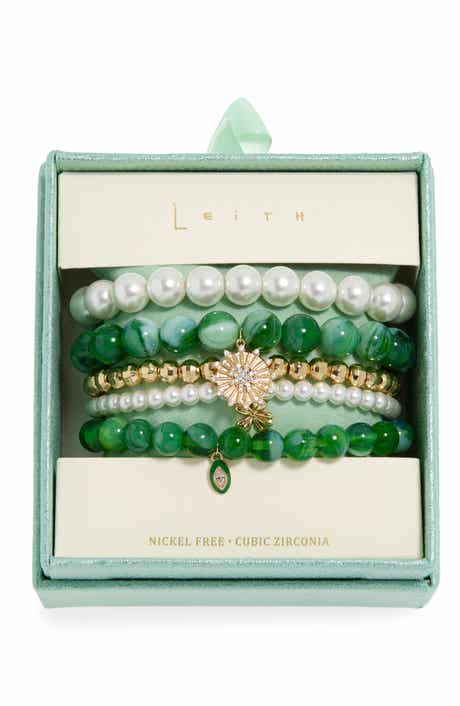 Leith 6-Pack Assorted Bead Bracelet