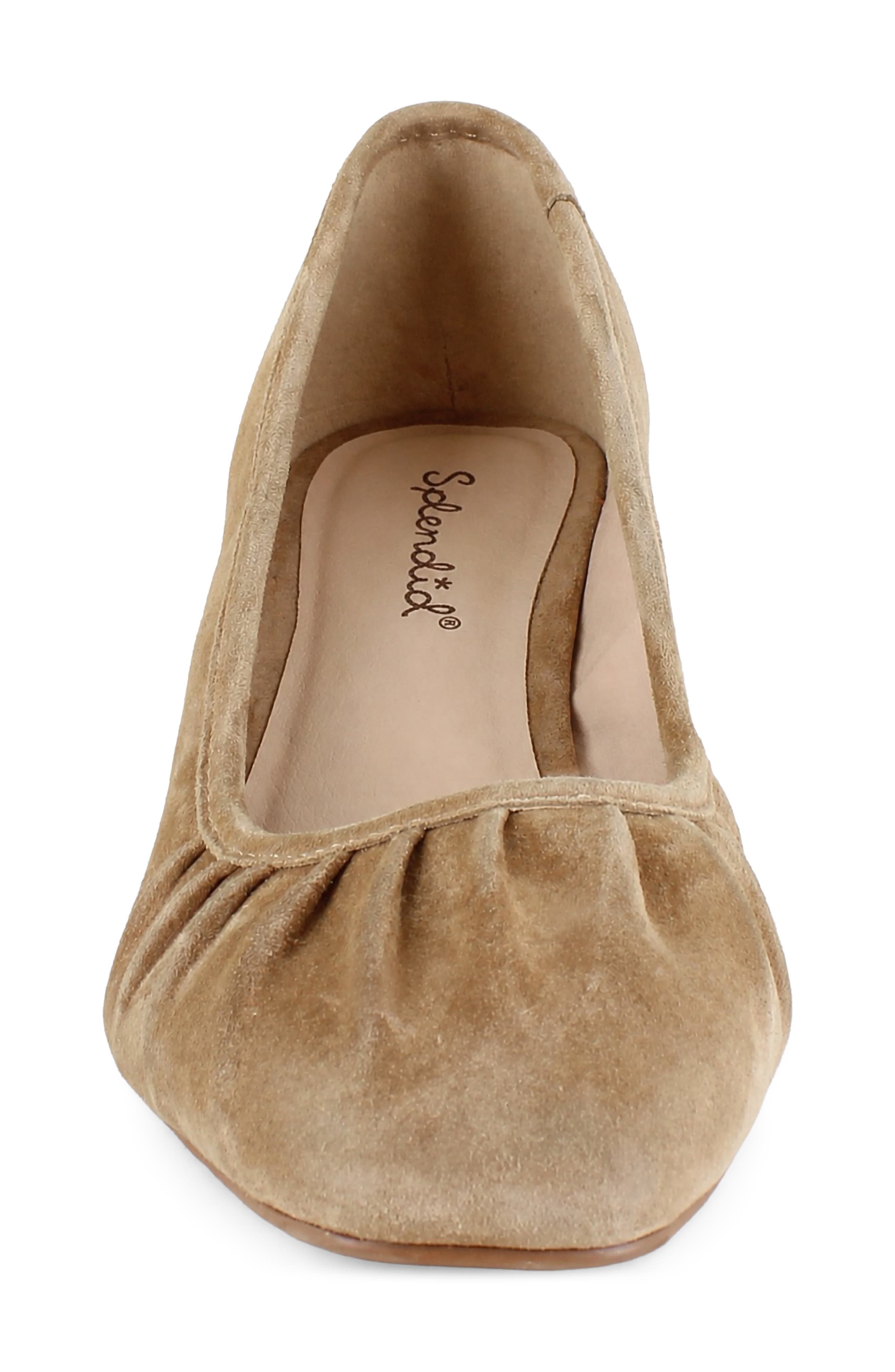 Jade Suede Pump, Alternate, color, GOLDEN BROWN