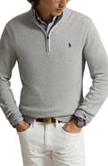 Polo Ralph Lauren Cotton Half Zip Sweater