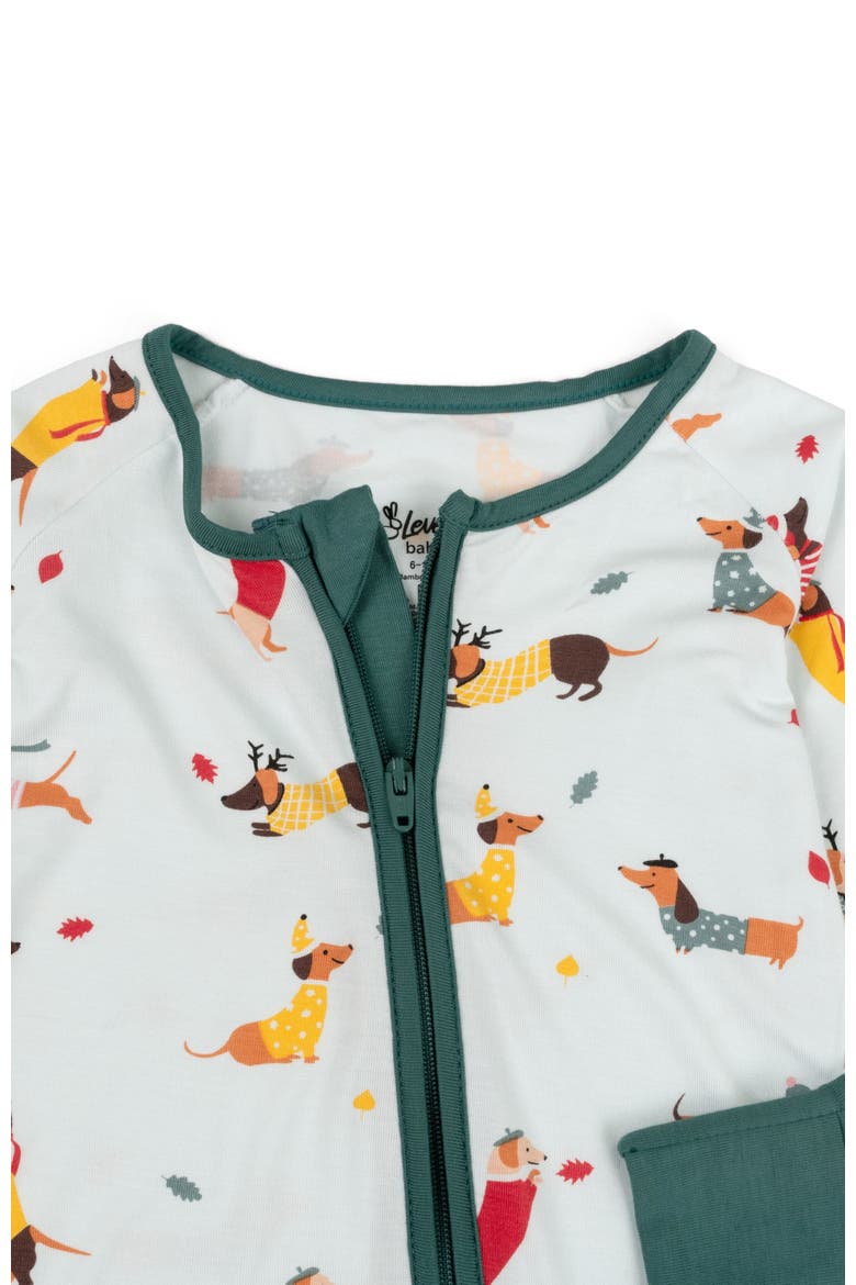 Kids Viscose Matching Family Holiday Pajama Sleeper, Reindeer & Polar Bear Prints, Alternate, color, Dogs