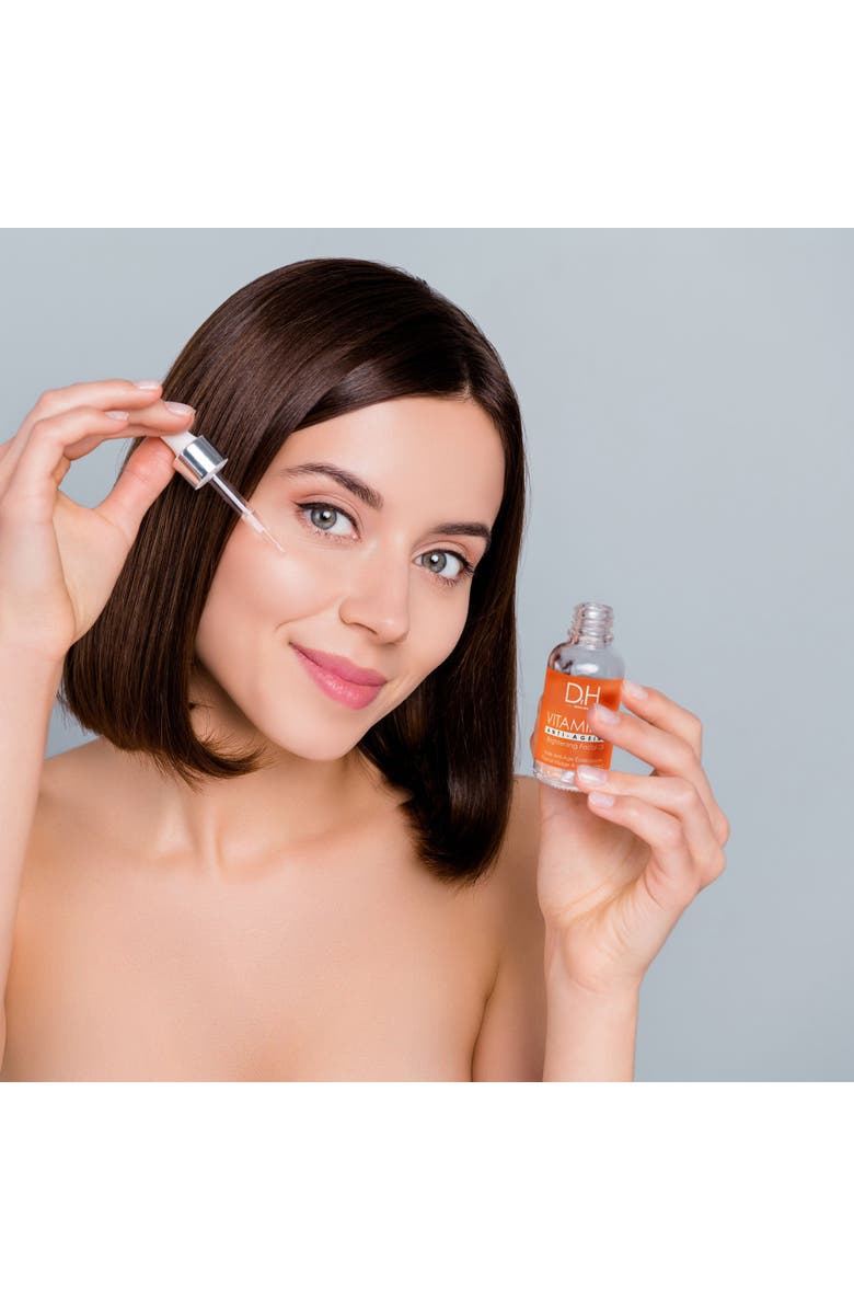 Dr H Vitamin C Brightening Oil Facial Oil 30ml x 3 Trio Set, Alternate, color, White