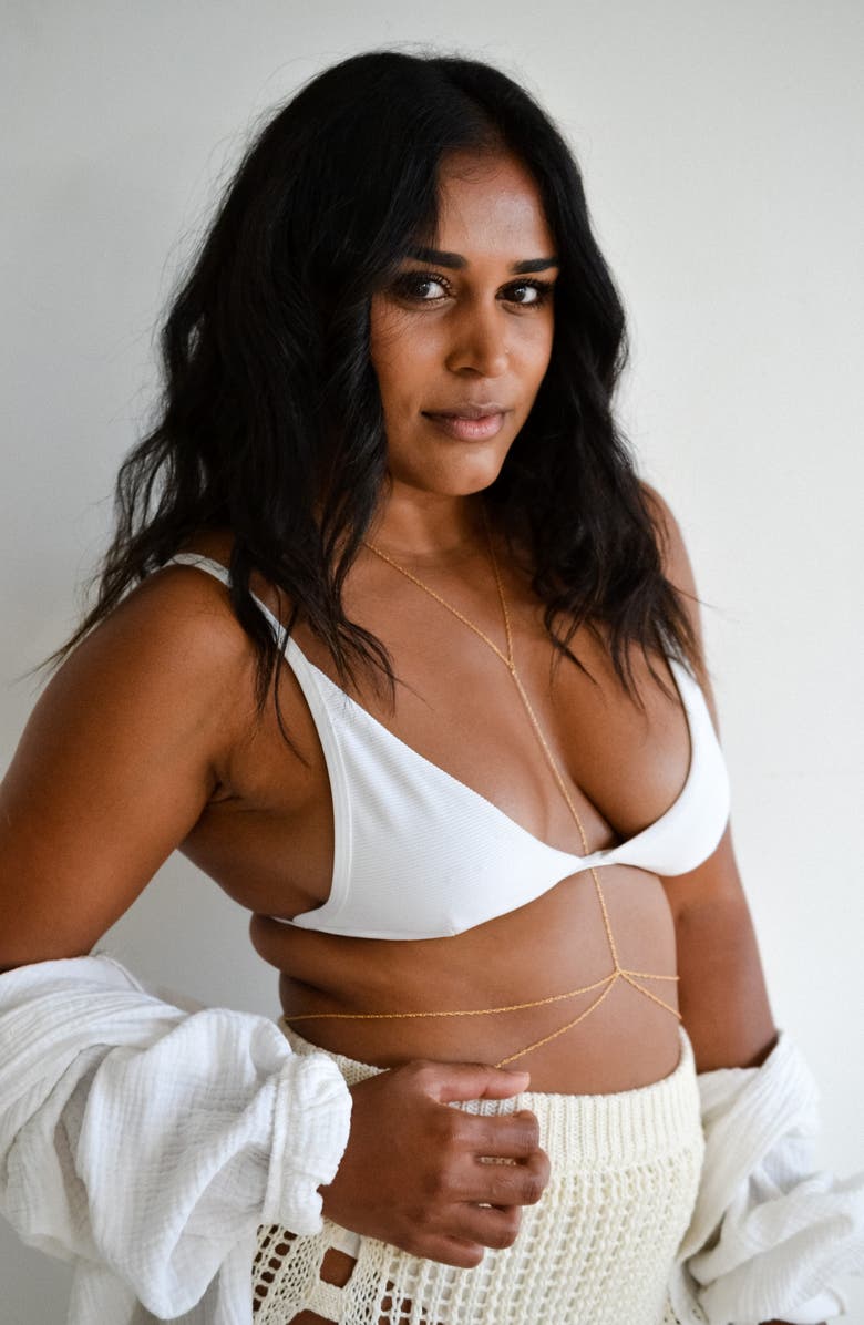 Set & Stones Zeppelin Body Chain, Alternate, color, Gold