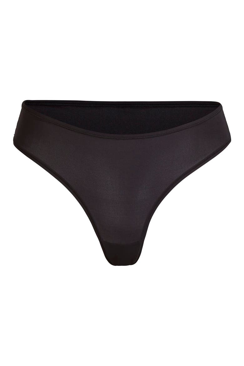 Fits Everybody Thong, Alternate, color, ONYX