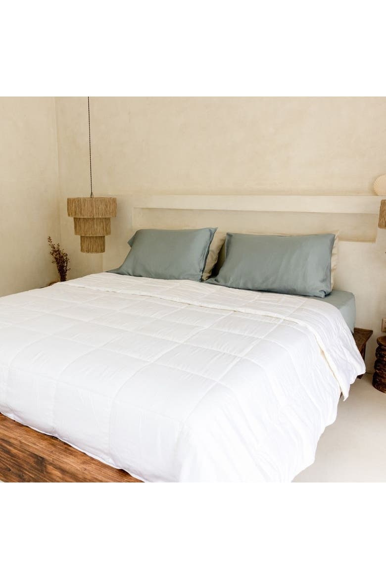 Natural Silk-filled Duvet Insert, Alternate, color, White