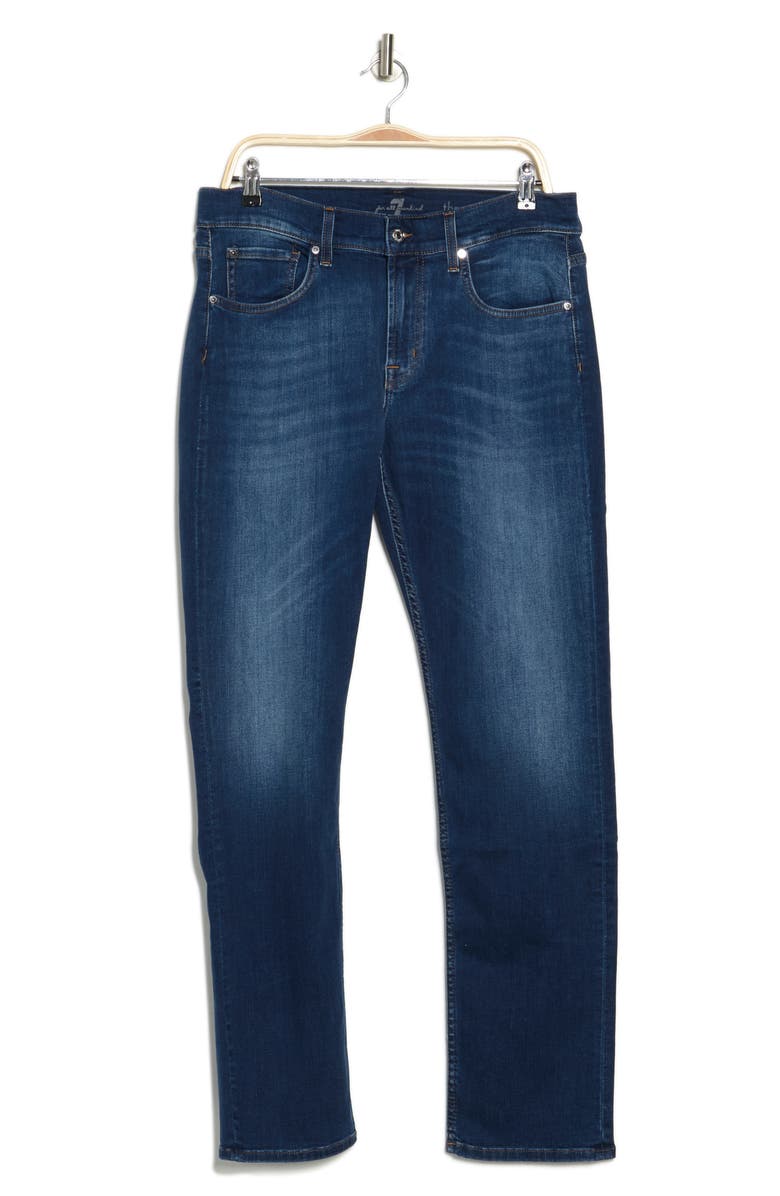 7 For All Mankind The Straight Comfort Luxe Jeans, Alternate, color, 