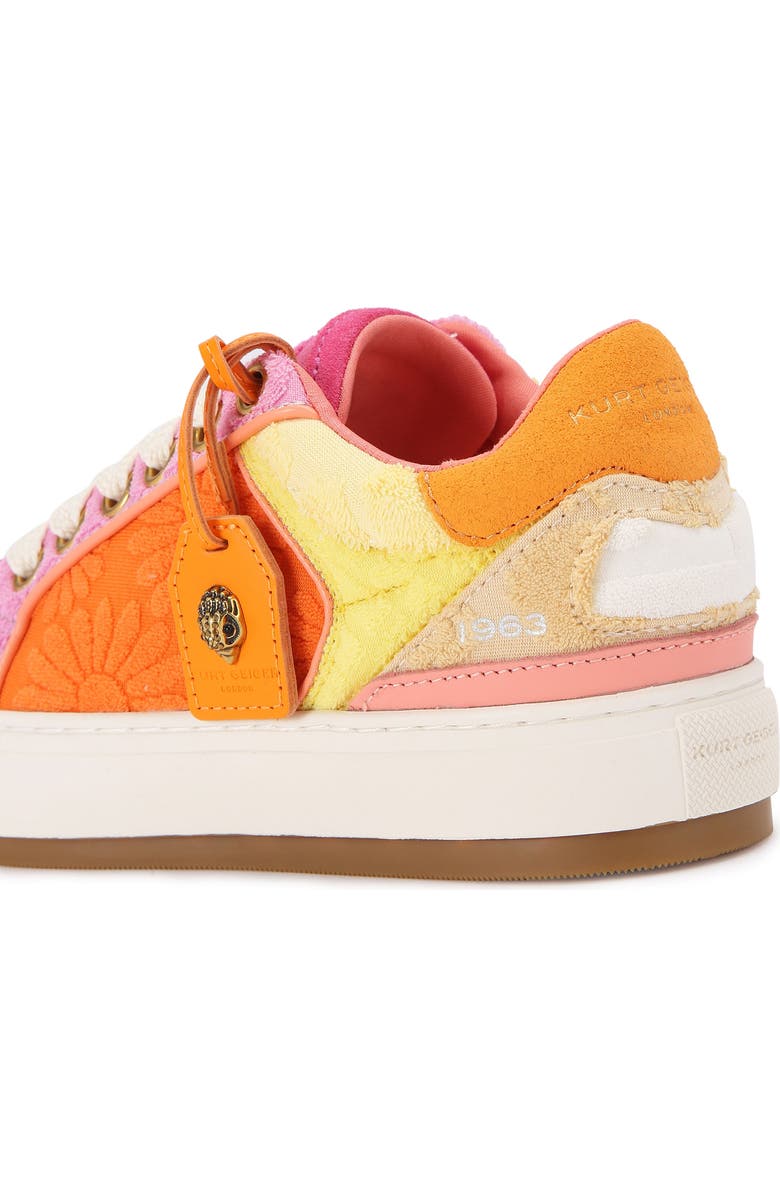 Kurt Geiger London Southbank Tag Sneaker, Alternate, color, Pink Multi