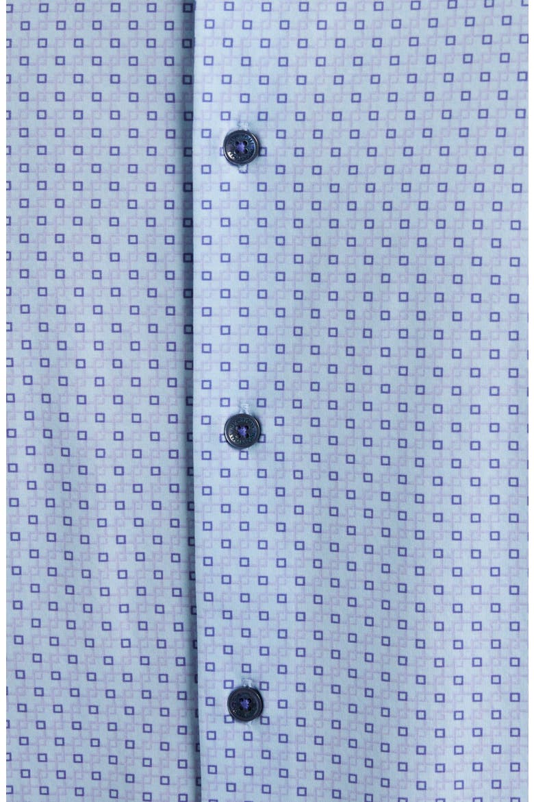 James OoohCotton® Geo Print Button-Up Shirt, Alternate, color, ORCHID