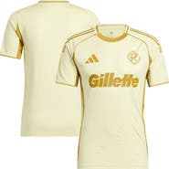 adidas Men's adidas Tan New England Revolution 2025 One Planet Pre-Match Top