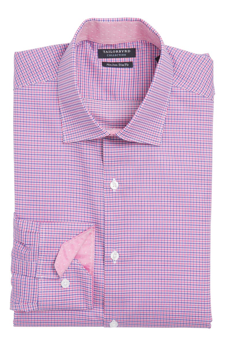TailorByrd Trim Fit Non-Iron Dress Shirt, Main, color,