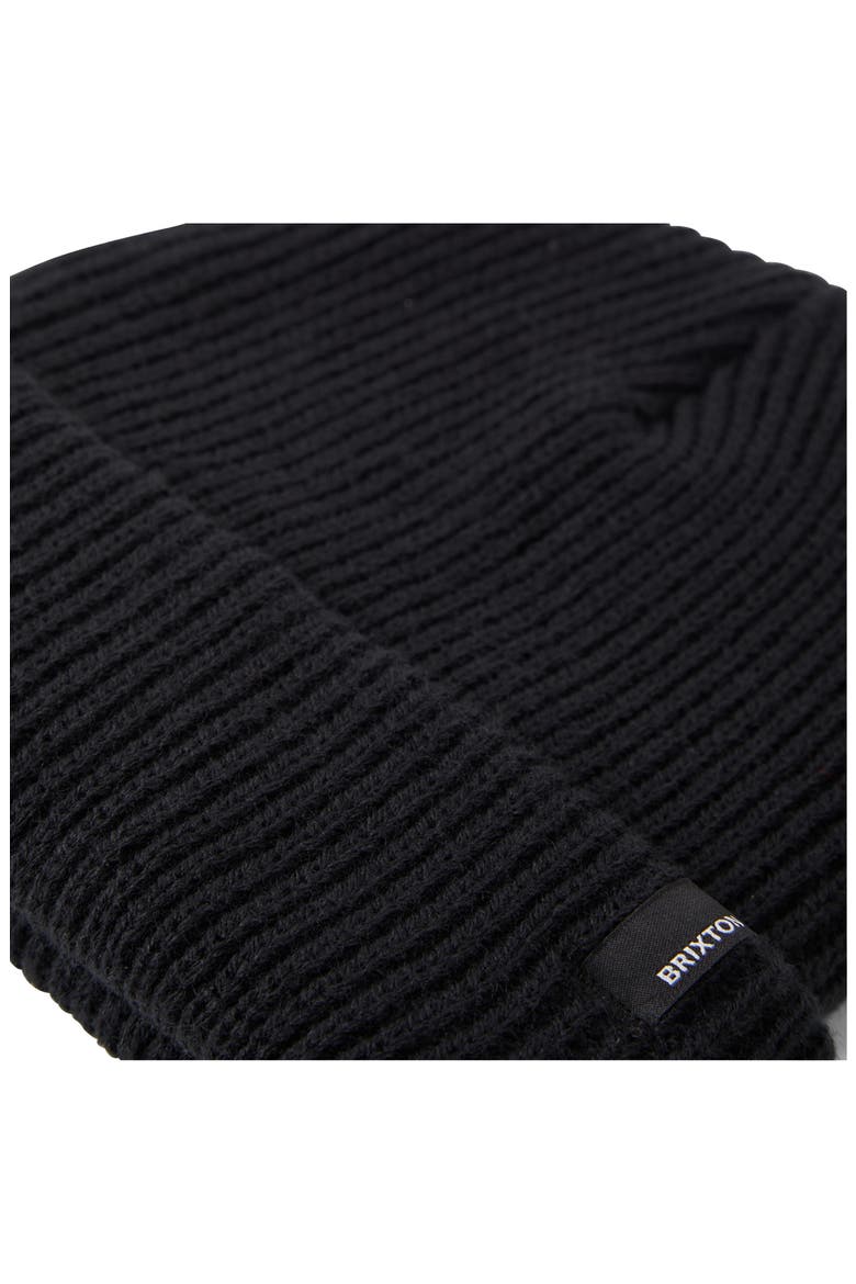 Chunky Heist Beanie, Alternate, color, BLACK