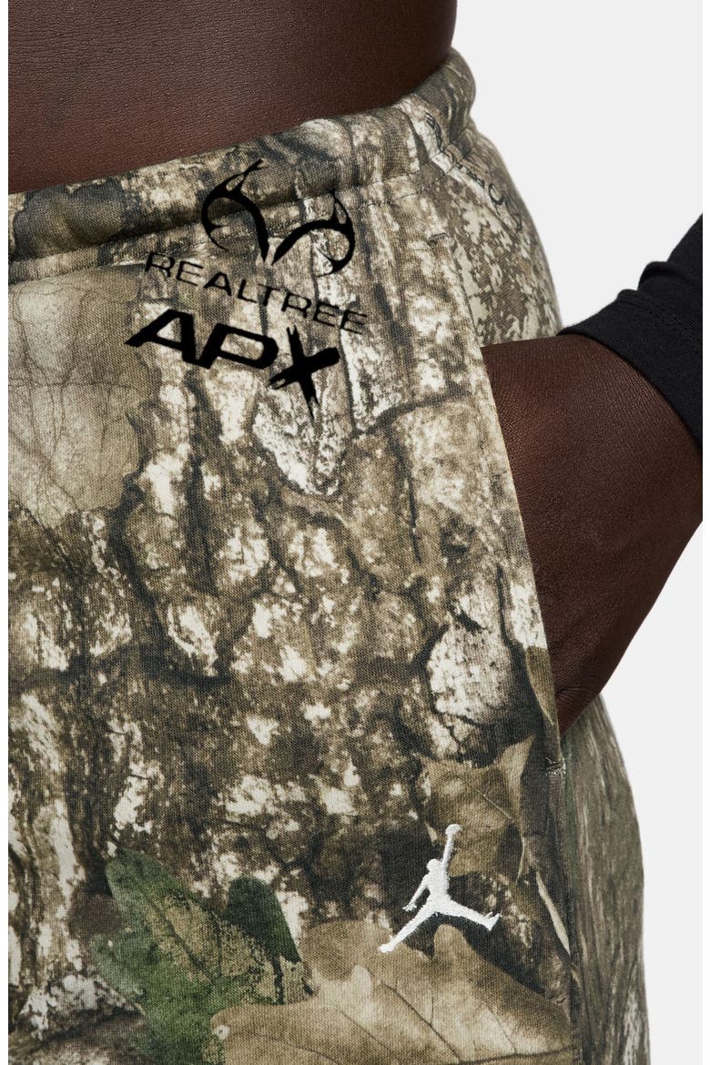 Realtree® Camo Brooklyn Fleece Sweatpants, Alternate, color, SAIL/ SAIL