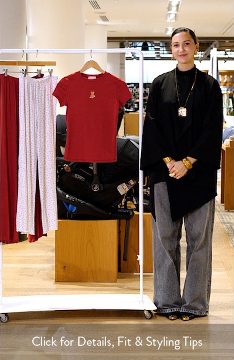 Sweetheart Bear Baby Tee, sales video thumbnail