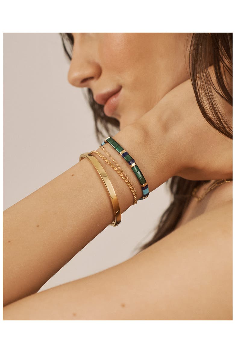 Delphi Friendship Bracelet, Alternate, color, 18CT GOLD VERMEIL/ SS