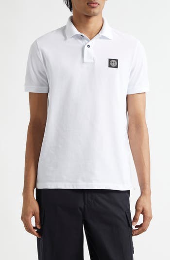 Stone Island 2SC18 Slim Fit Piqué Polo | Nordstrom