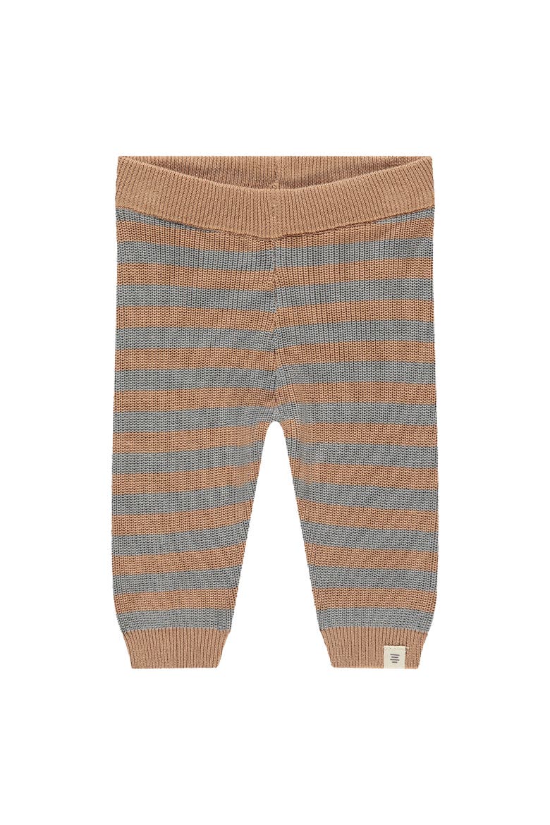 Knit Striped Leggings, Main, color, Cookie