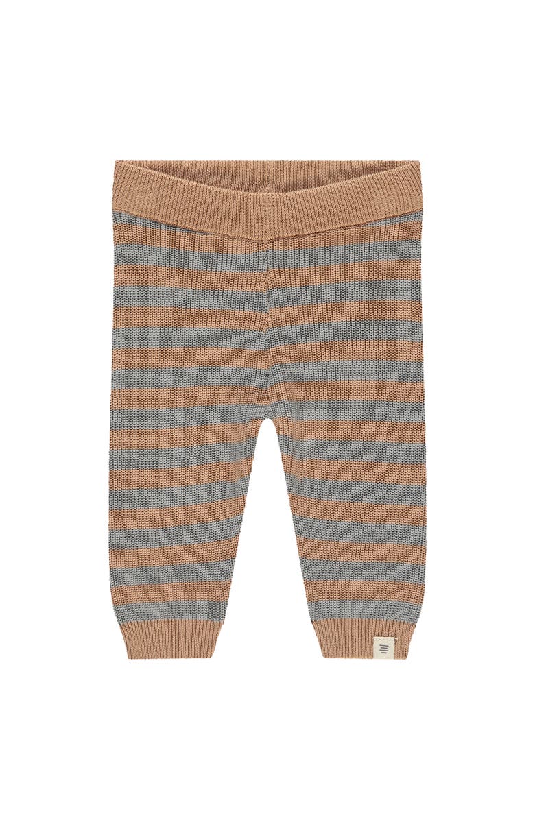 BABYFACE Knit Striped Leggings, Main, color, Cookie