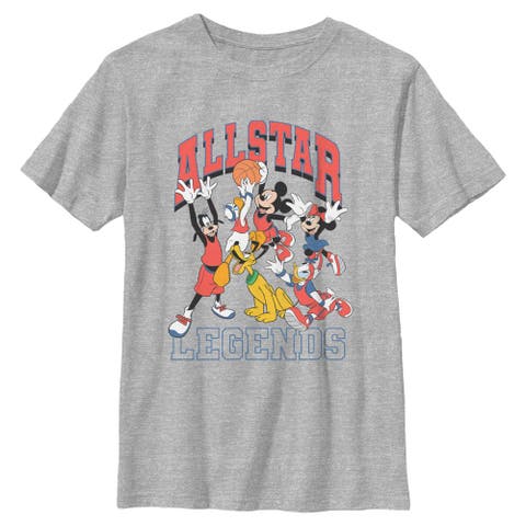 Boy's Mickey & Friends All Star Legends  Graphic T-Shirt