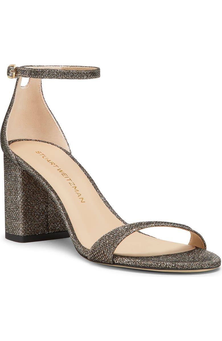 Stuart Weitzman Nudist Block 75 Sandal, Main, color, New Pyrite