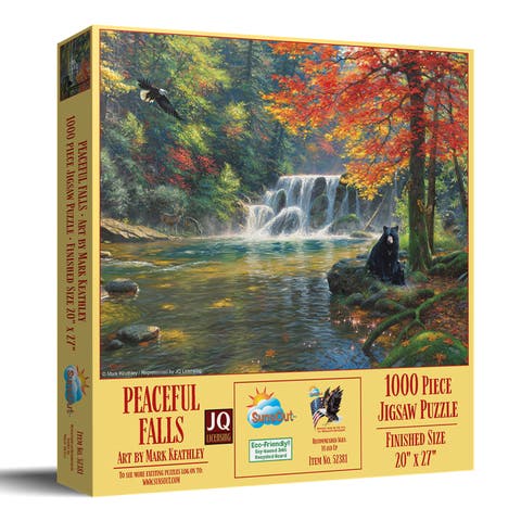 Peaceful Falls 1000 piece Jigsaw Puzzle for Adults