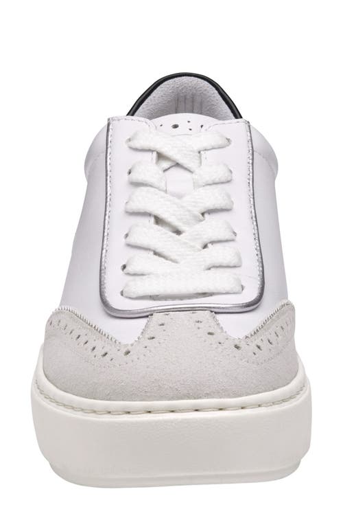Johnston & Murphy Collection Cammie Low Top Sneaker In White