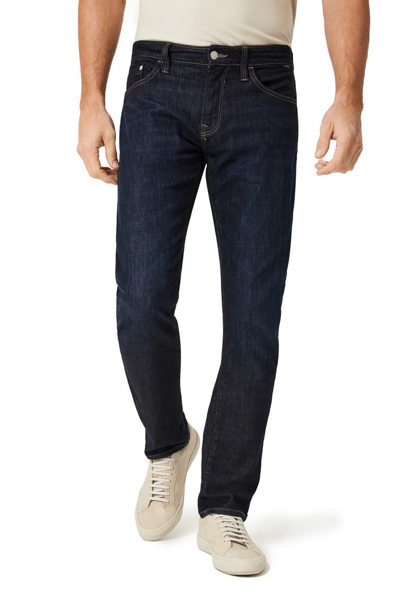 Mavi Jeans Matt Relaxed Straight Fit Jeans, Main, color, Rinse Brushed