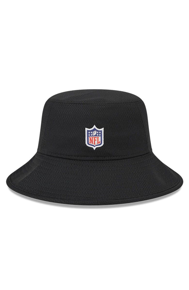 New Era Men's New Era  Black Baltimore Ravens 2023 NFL Training Camp Stretch Bucket Hat, Alternate, color, 