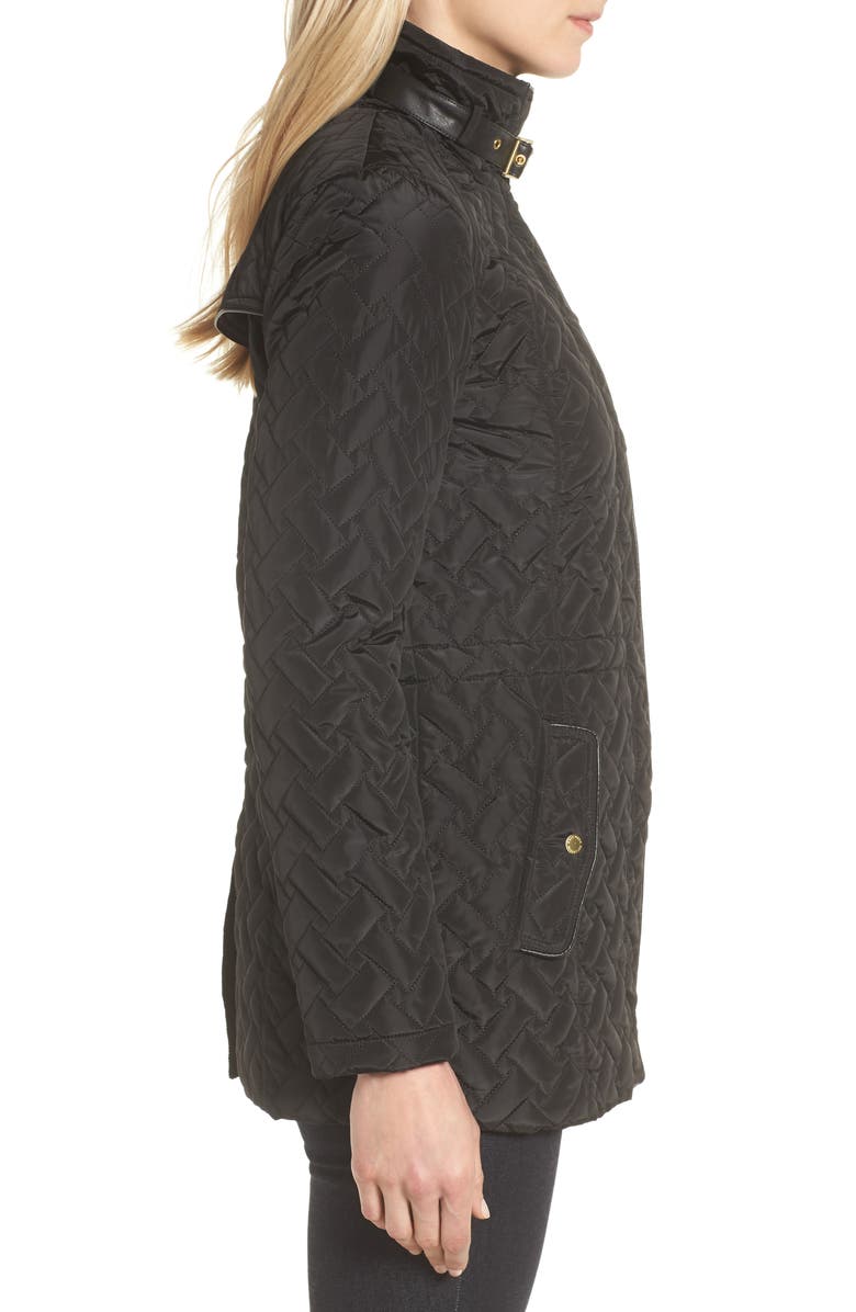 Cole Haan Signature Quilted Short Coat, Alternate, color,