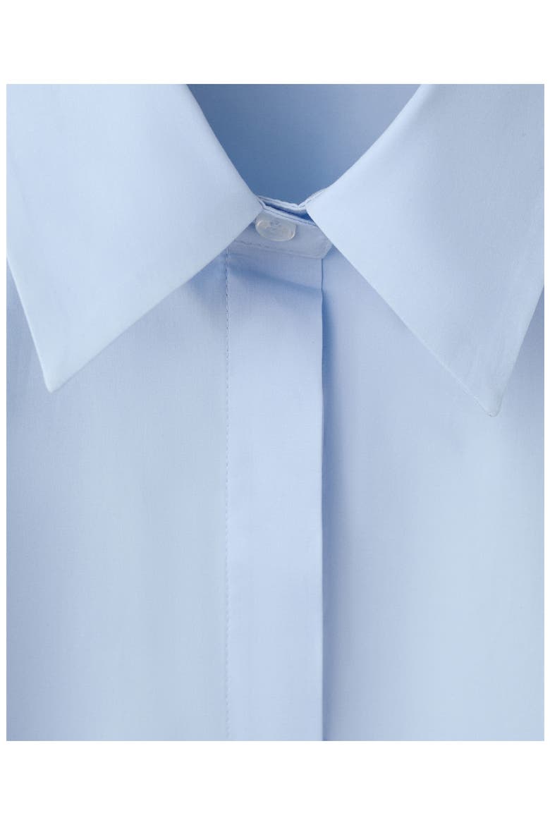 Slim Fit Stretch Poplin Shirt, Alternate, color, SKY BLUE