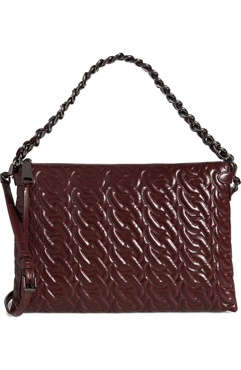 Rebecca Minkoff Chain Quilt Shoulder Bag, Main, color,