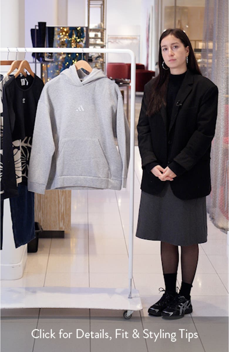 ALL SZN Holiday Glitter Fleece Loose Hoodie, sales video thumbnail