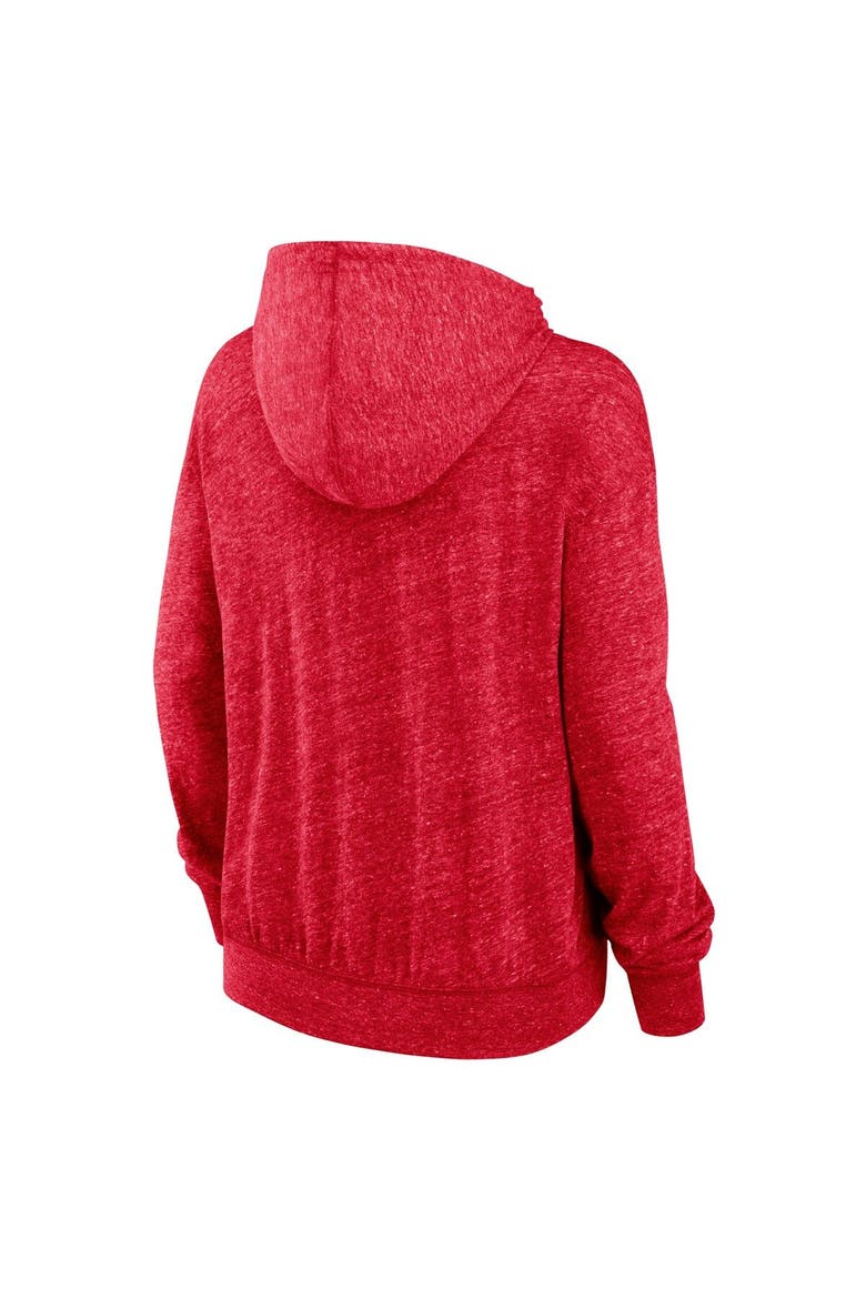 Women's Nike  Scarlet San Francisco 49ers Rewind Gym Vintage Pullover Hoodie, Alternate, color, Scarlet