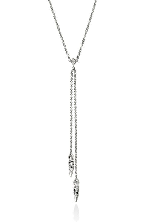 Naga Diamond Y-Necklace