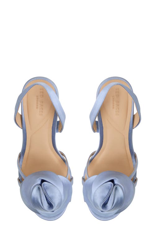 Ted Baker London Aria Rose Slingback Sandal In Light Blue