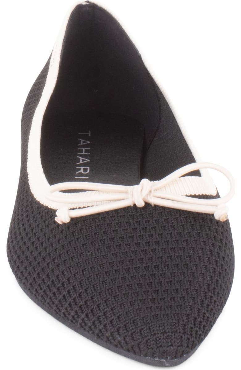 Tahari Bogota Pointed Toe Flat, Alternate, color,