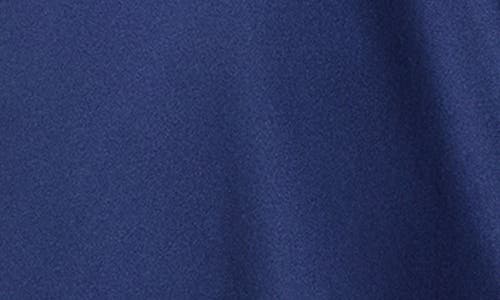 Etam Milky Lace Trim Silk Chemise In Blue