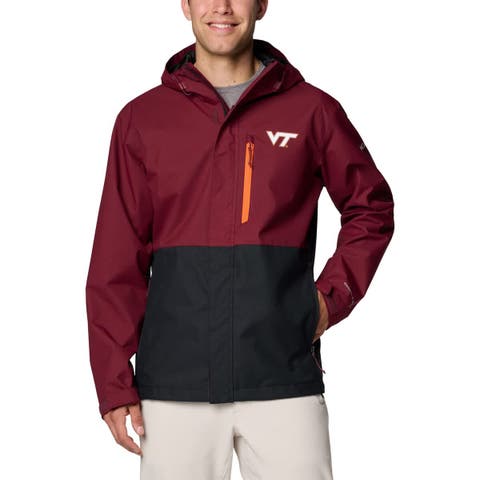 Men's Columbia  Maroon Virginia Tech Hokies Field Bound Omni-Tech™ Full-Zip Jacket