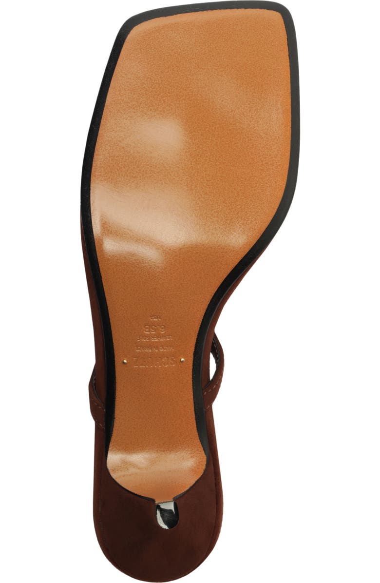 Schutz Miriam Slide Sandal, Alternate, color, Chestnut Brown