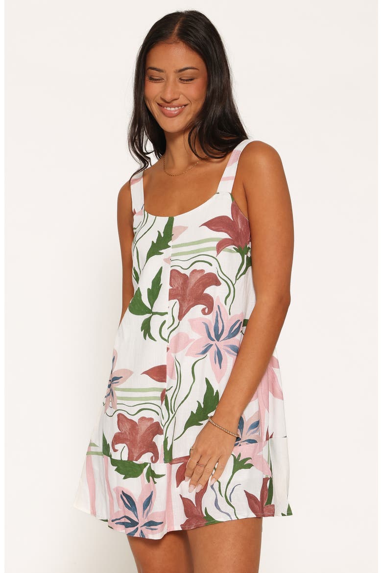 Farlie Floral Shift Minidress, Alternate, color, PINK FLORAL