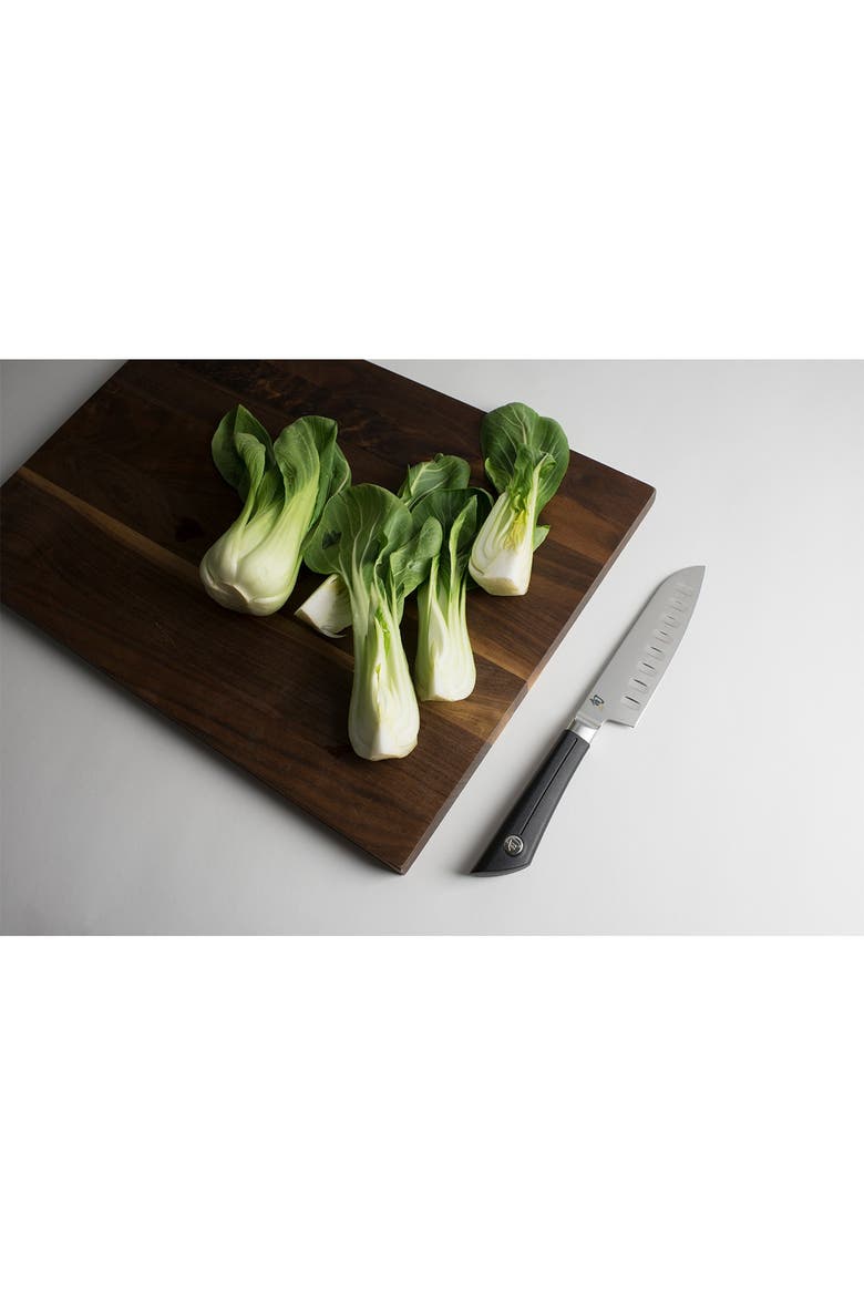Sora H.G. Santoku 5.5" Knife, Alternate, color, BLACK