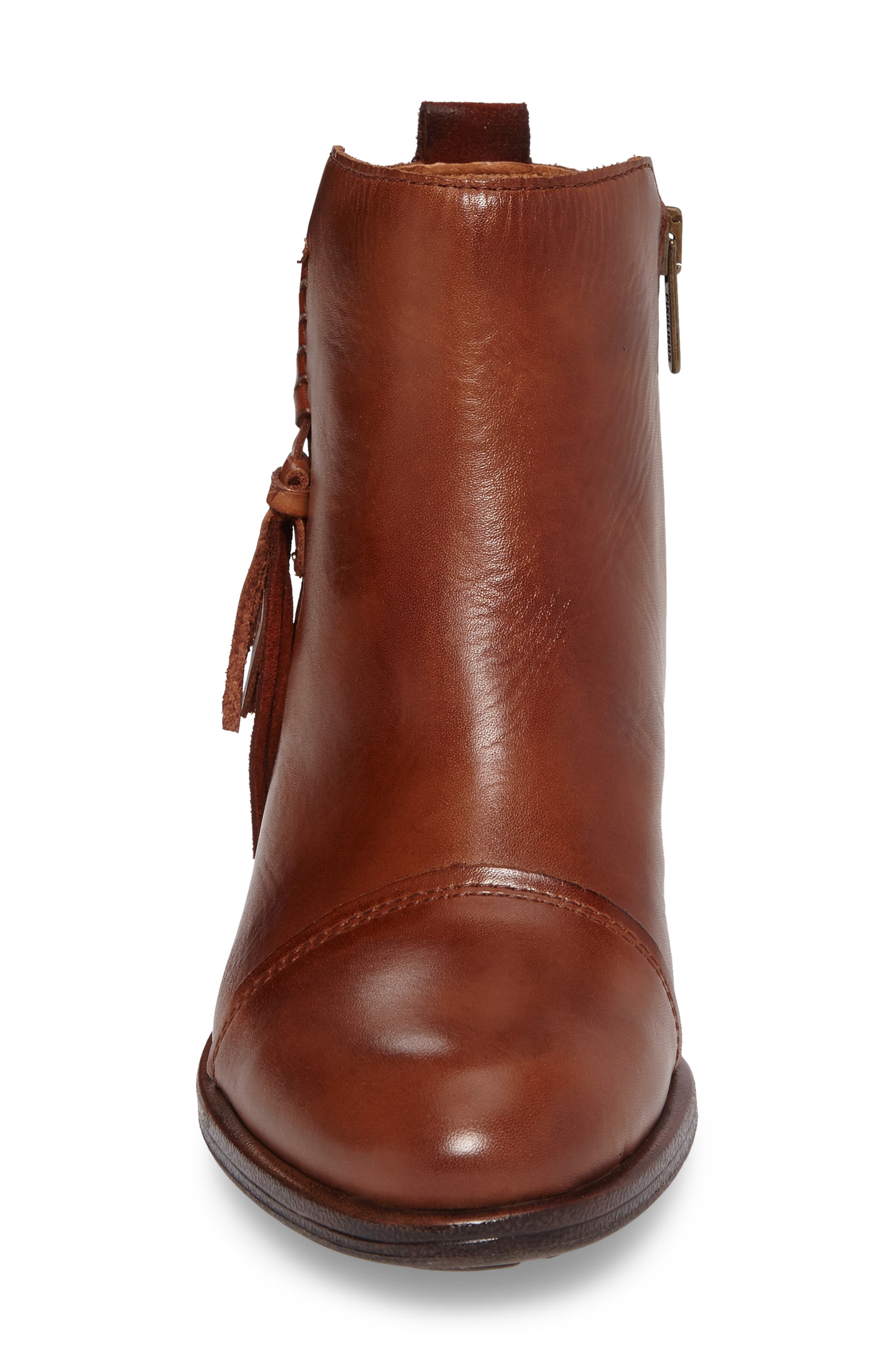 Baqueira Water Resistant Bootie, Alternate, color, CUERO LEATHER
