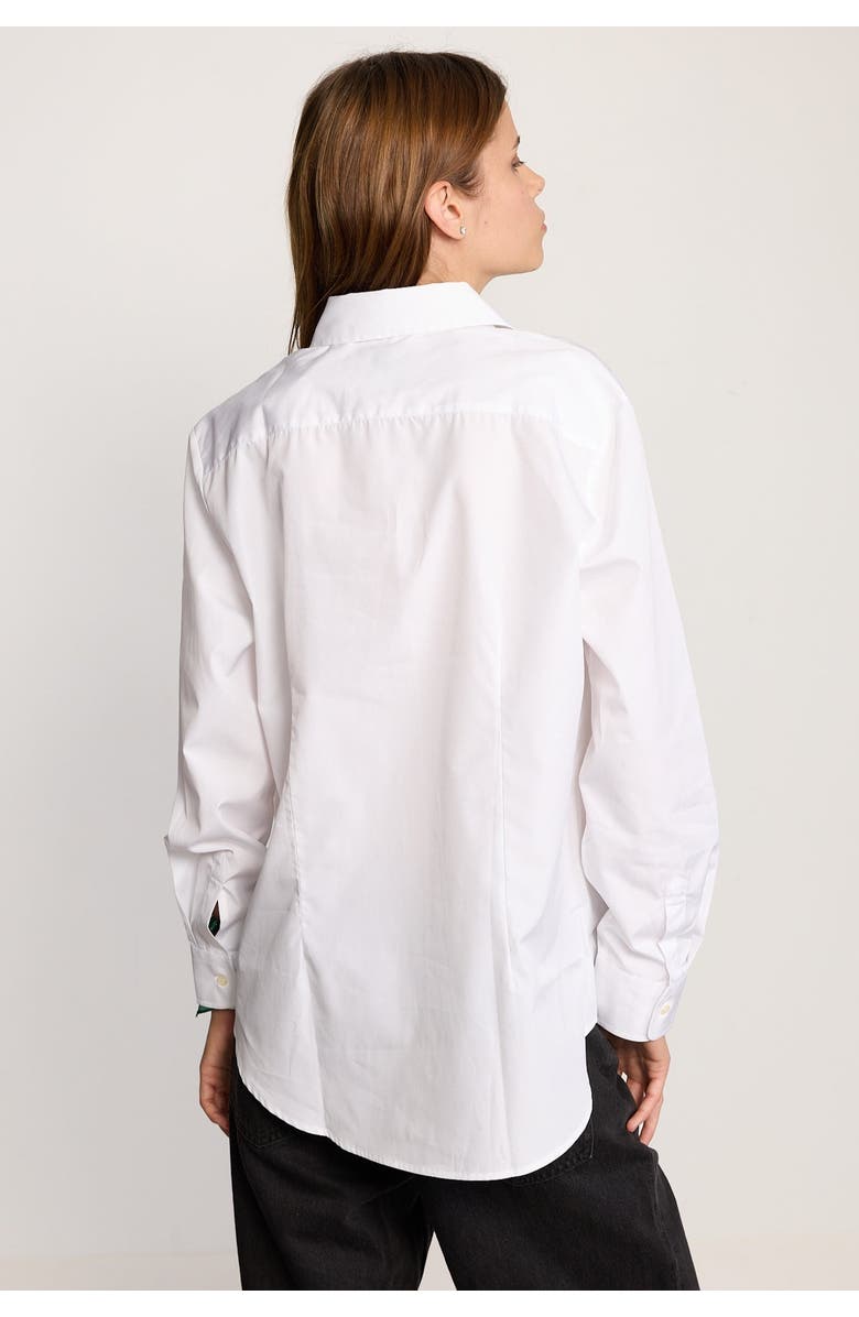 The Shirt by Rochelle Behrens The Boyfriend Shirt, Alternate, color, White Poplin