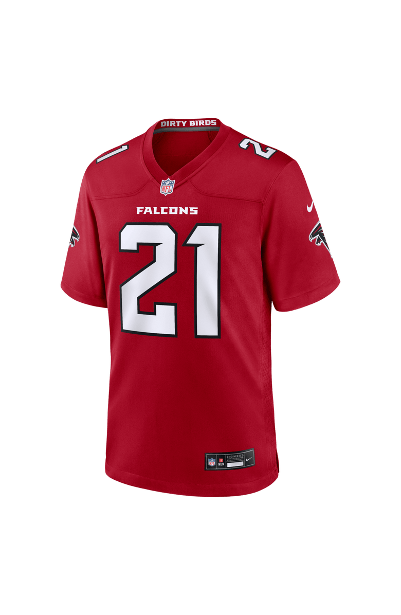 Nike Men's Nike Deion Sanders Red Atlanta Falcons Retired Player Game Jersey, Alternate, color, Red