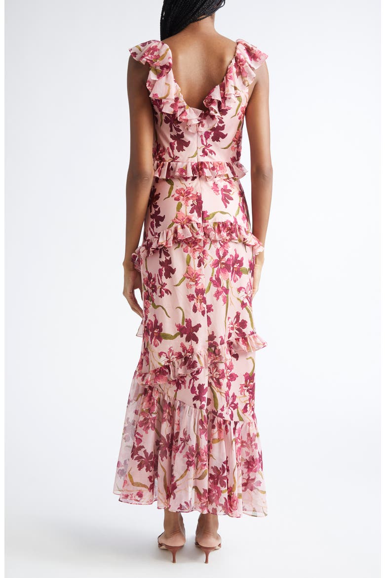 Trailing Hibiscus Maxi Dress, Alternate, color, BLUSH PETAL MULTI