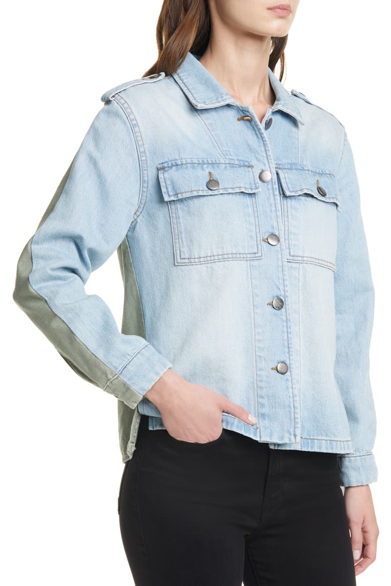 Cargo Mix Shirt Jacket, Alternate, color, CANTERBURY GATE