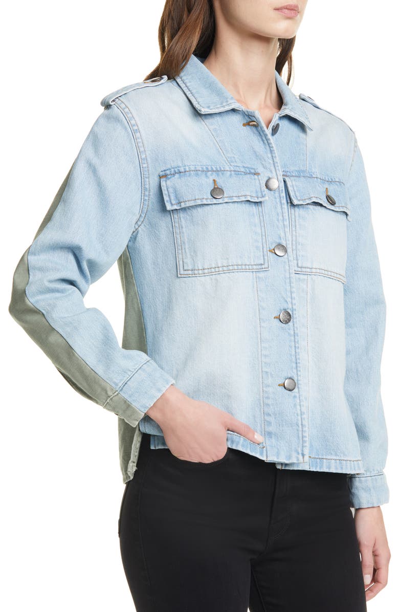 FRAME Cargo Mix Shirt Jacket, Alternate, color, 