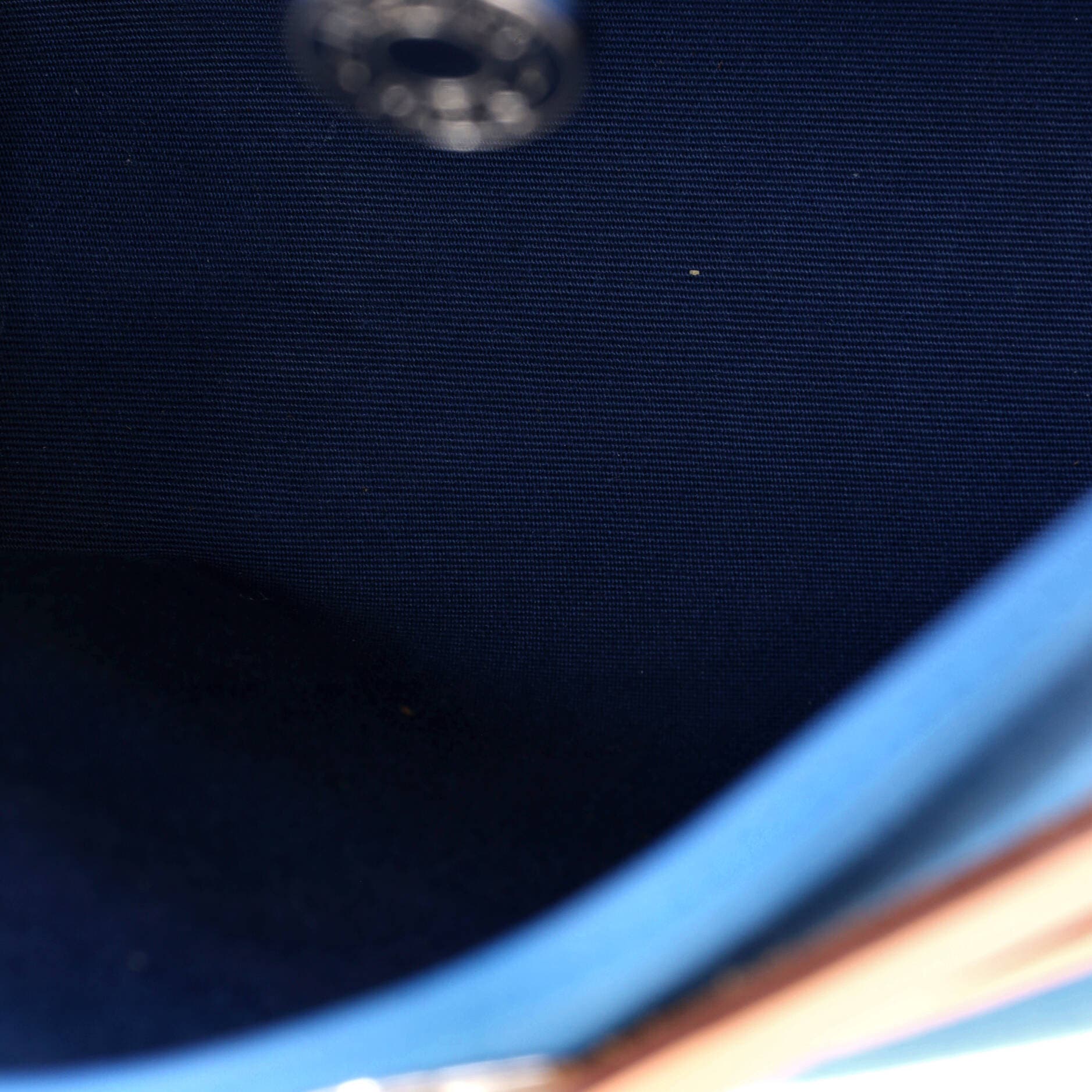 Herbag Zip Leather and Toile 31, Alternate, color, Blue
