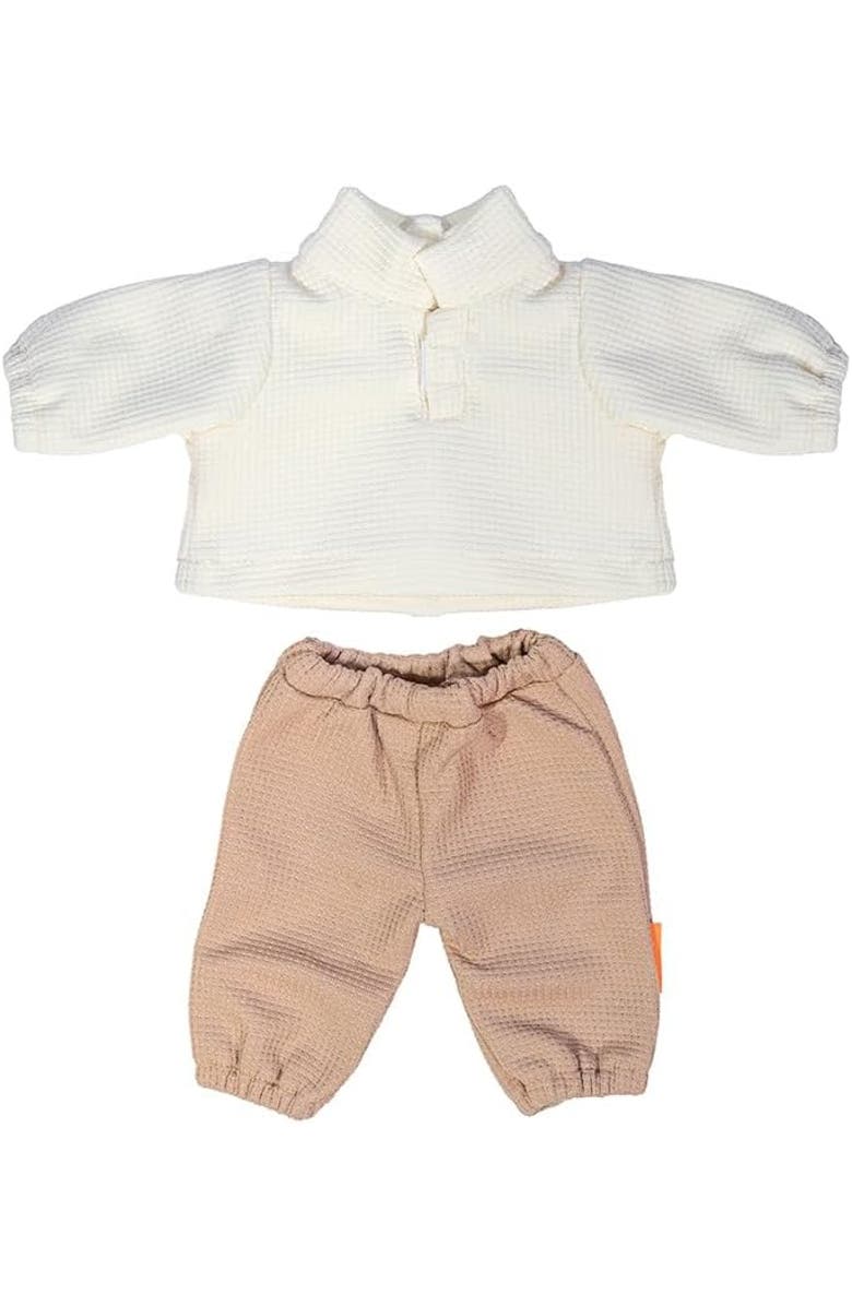 Miniland Doll Outfit for 15" Miniland Dolls, Main, color, White Multi