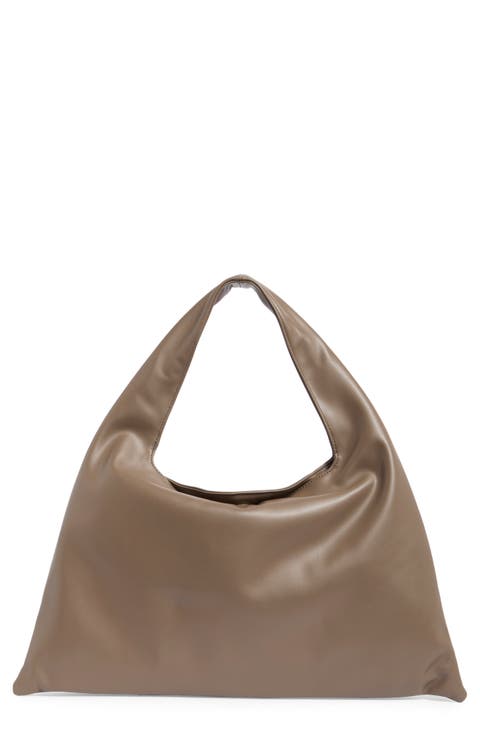 Slouchy Triangle Shoulder Bag