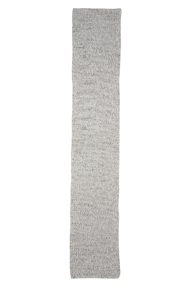 Chunky Marl Scarf, Alternate, color, GREY