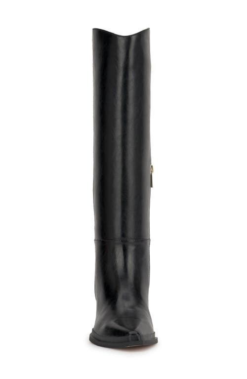 Jessica Simpson Hemmia Pointed Toe Knee High Boot In Black